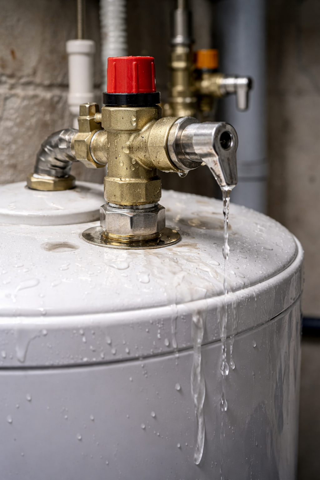 Groupe de sécurité (fuite chauffe-eau)