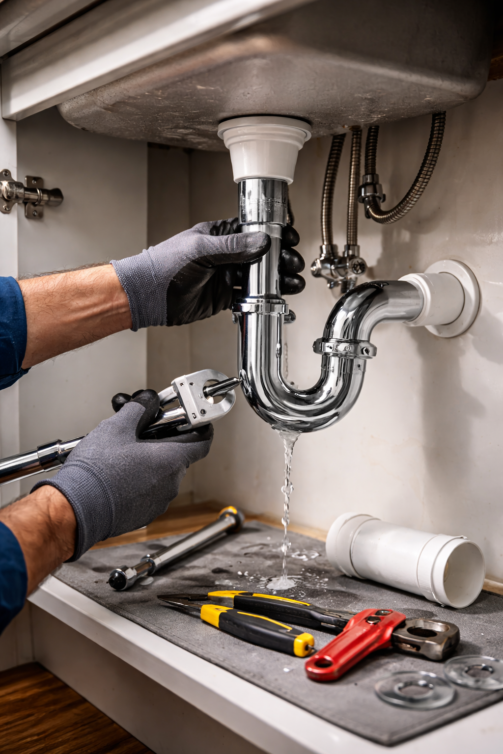 Robinet / siphon (remplacement)