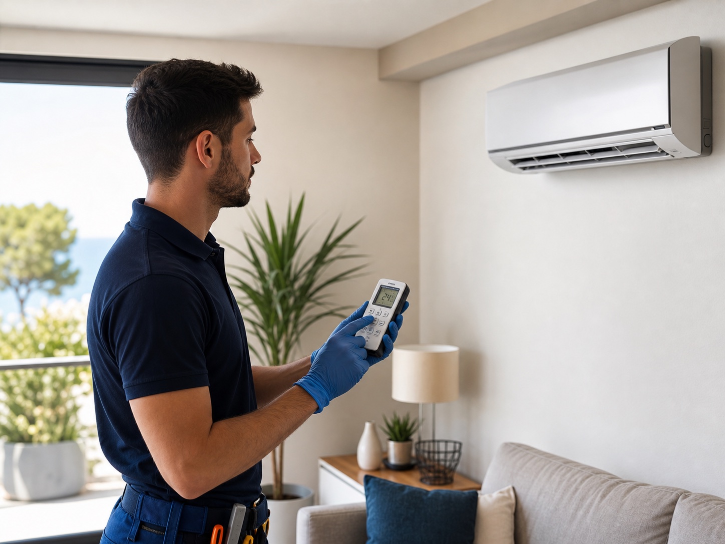 Diagnostic de réglage et consommation électrique d’une climatisation